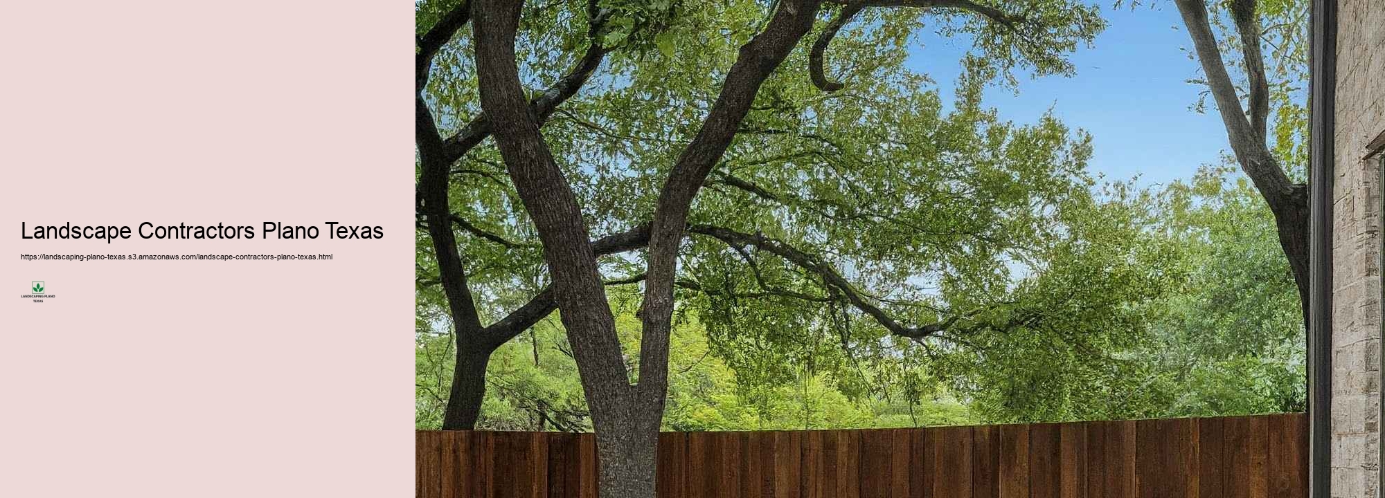 Plano's Finest Landscape layout Firms: What to Expect